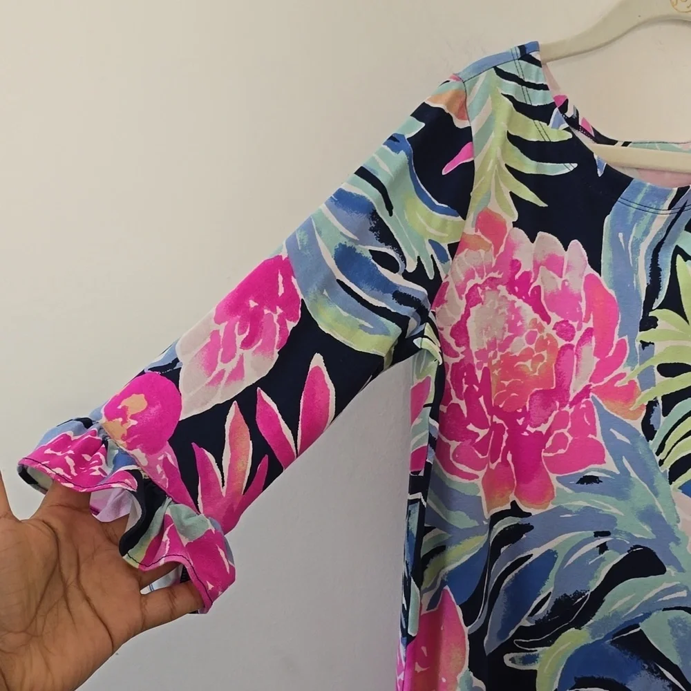 Lilly Pulitzer Tropical Girl's Dress sz 8-10 yrs